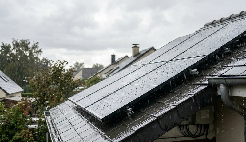 Panneaux solaires et pluie : Produisent-ils vraiment par temps gris ? La vérité sur le rendement.