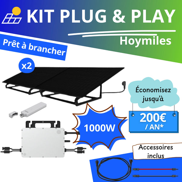 Kit Plug & Play - Hoymiles 1000 W