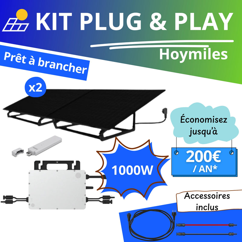 Kit Plug & Play - Hoymiles 1000 W