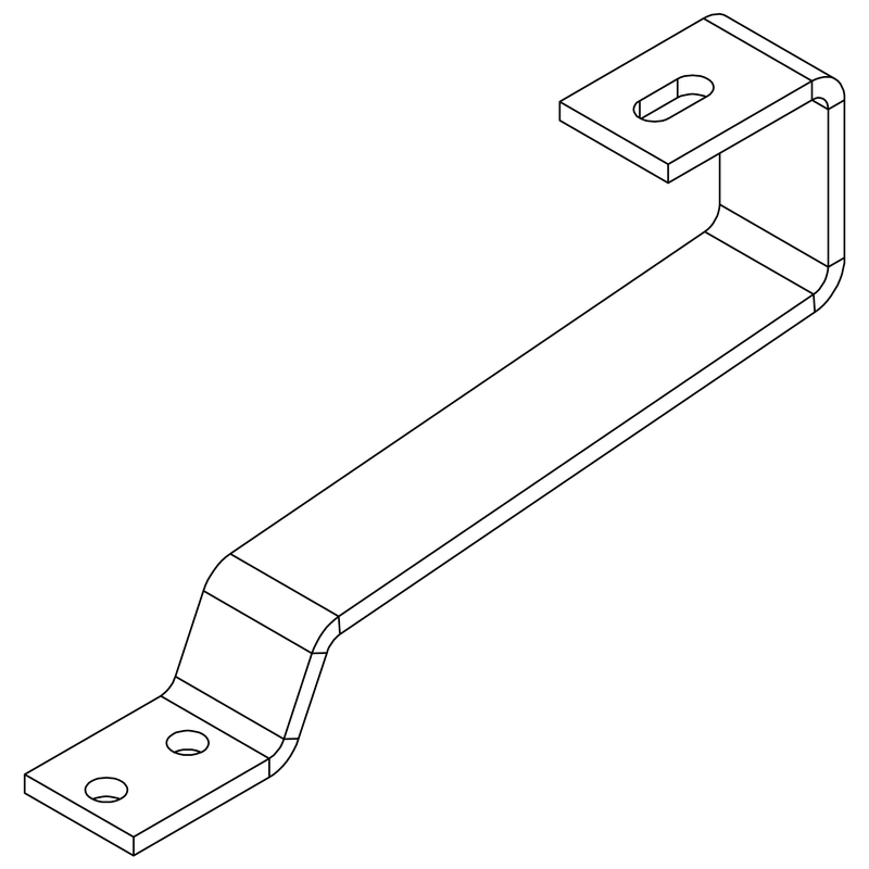 K2 SYSTEMS - Crochet de fixation pour toiture tuile plate