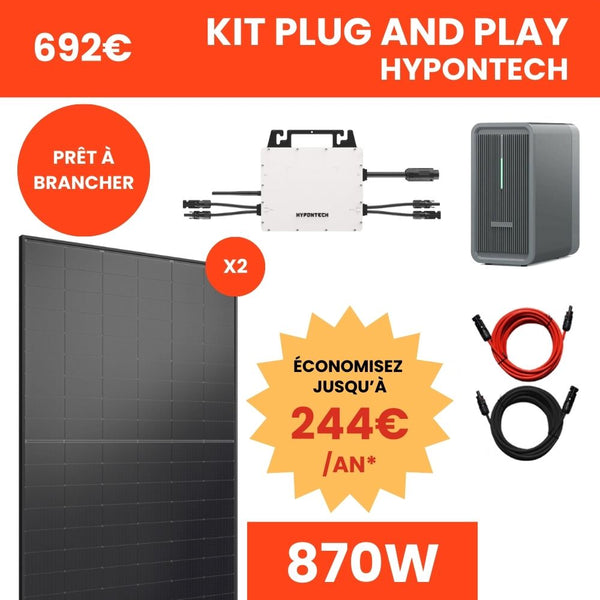 Kit Plug and Play + Batterie Hypontech 870W