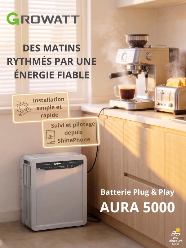 Growatt - Batterie Plug & Play 5kW - AURA 5000