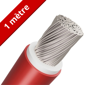 Câble solaire H1Z2Z2-K 6 mm² rouge