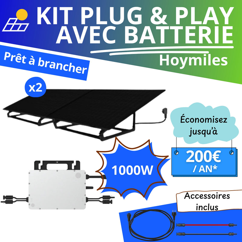 Kit Plug & Play - Hoymiles 1000 W
