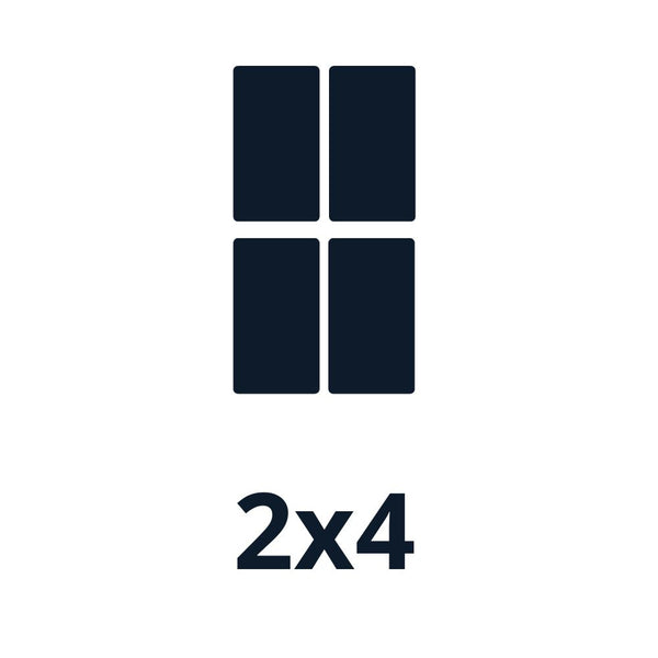 Fixations tuile 2000w｜Orientation des panneaux 2*2 (K2)
