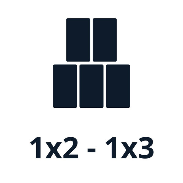 Fixations ardoise 2500w｜Orientation des panneaux 1*2 1*3 (K2)