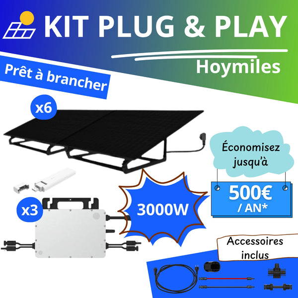 Kit Plug & Play - Hoymiles 3000 W