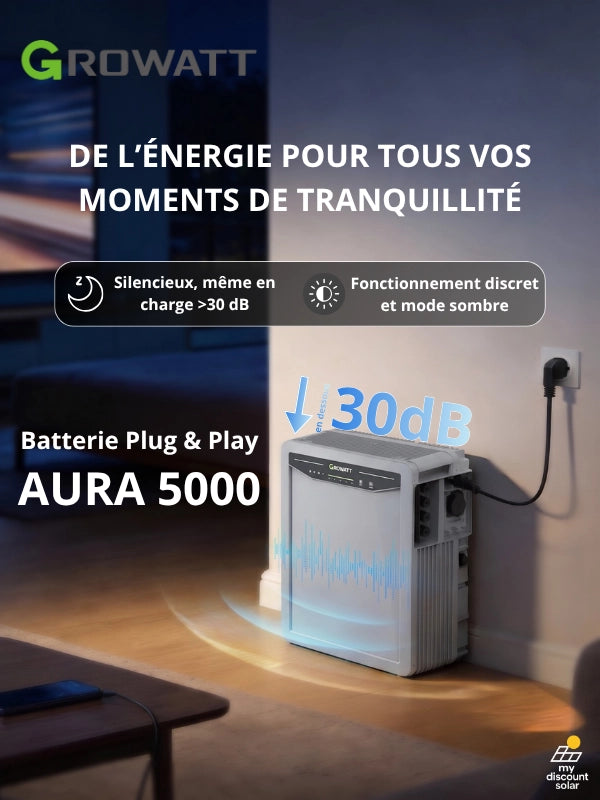 Growatt - Batterie Plug & Play 5kW - AURA 5000