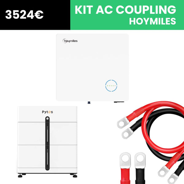 Kit AC Coupling triphasé + Batterie  PYTES 10kWh