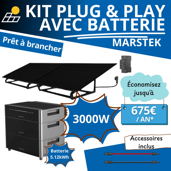 Kit Plug & Play - Batterie Marstek VENUS D 5,12kWh