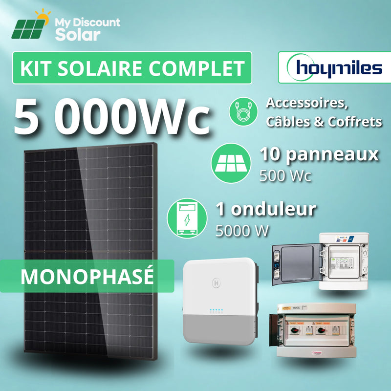 Kit Solaire Complet 5000W Monophasé Hoymiles