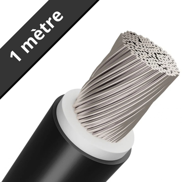 Câble solaire H1Z2Z2-K 6 mm² noir