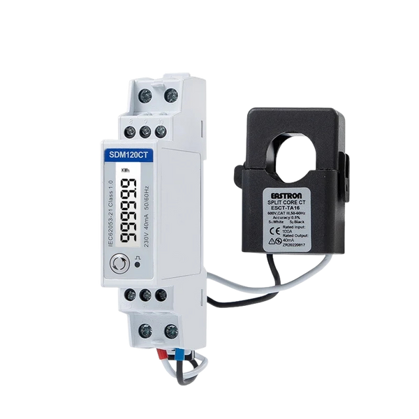 Deye - Smart Meter monophasé SDM120CT - Tore de mesure inclus