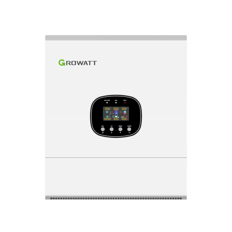 Growatt - Onduleur hybride monophasé 6000W (pour batterie basse tension) - SPE6000TL HVM-G2