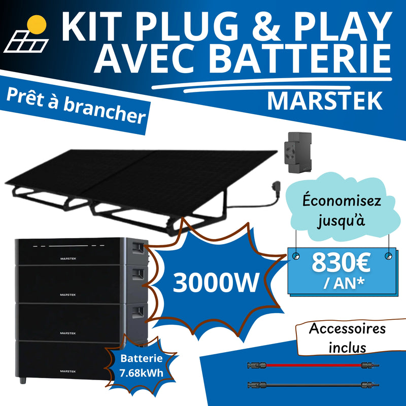 Kit Plug & Play - Batterie Marstek VENUS D 7,68kWh