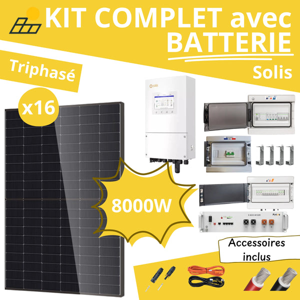 Kit Solaire Complet Triphasé - Solis