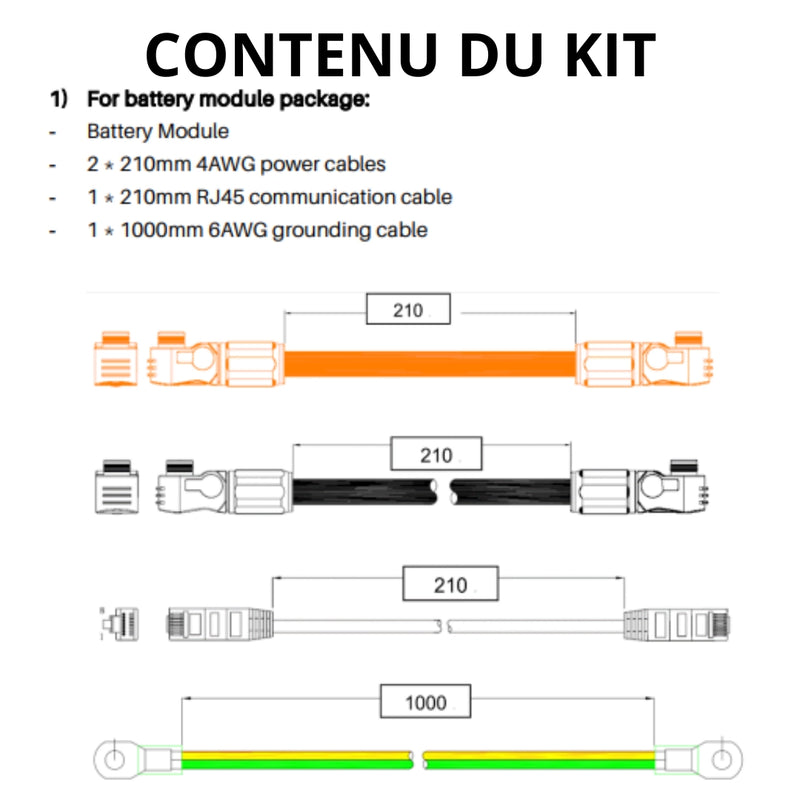 Pylontech - Batterie lithium 4,8kWh - US5000