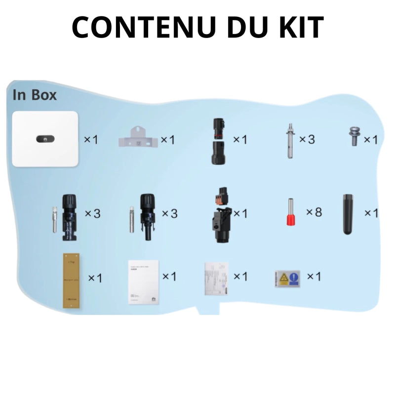 Huawei - Onduleur hybride monophasé 5kW - SUN2000-5KTL-L1