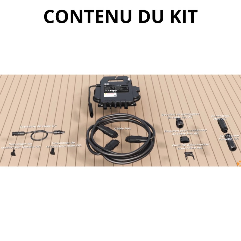 APsystems - Micro-onduleur DS3-L-SPE - 500W (1 panneau)