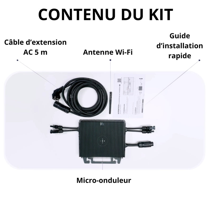 Hypontech - Micro-onduleur 800W - HMS-800W-C-2T (WiFi natif)