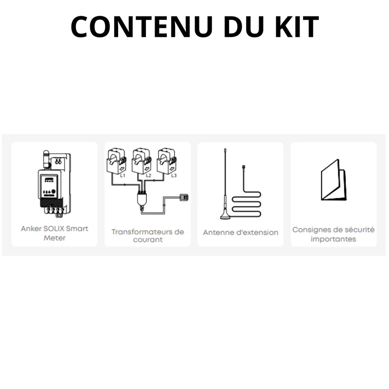 Anker SOLIX - Compteur intelligent Anker SOLIX (Smart Meter) contenu 2