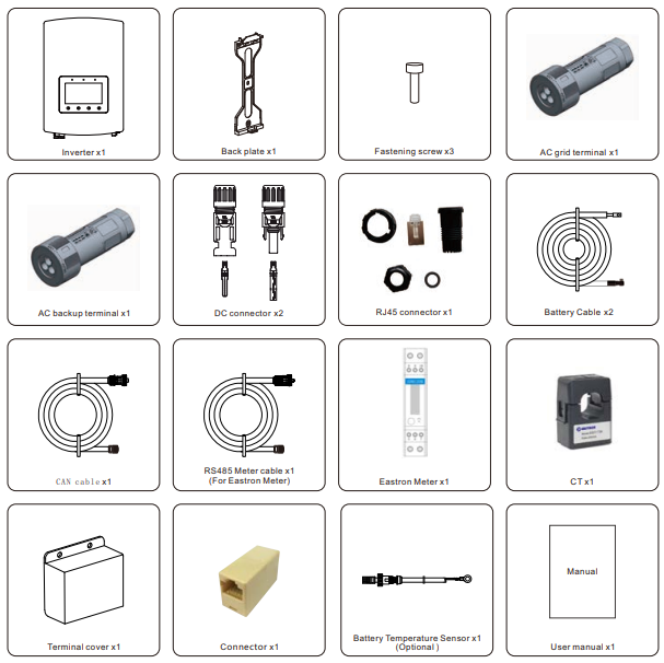 Solis - Onduleur hybride monophasé 5kW - S5-EH1P 5K-L