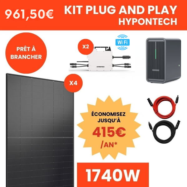 Kit Plug and Play Hypontech + Batterie Marstek 1740W