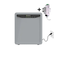 Growatt - Batterie Plug & Play 5kWh - AURA 5000 + Shelly - Compteur universel Pro EM-50