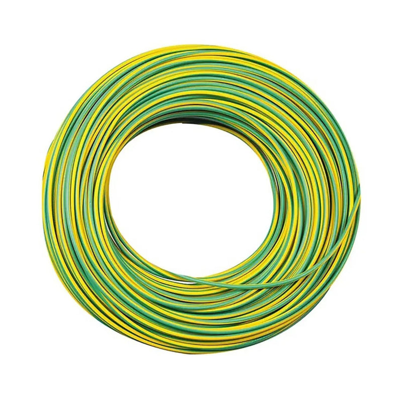 Câble électrique vert et jaune H07V-R6V/J
