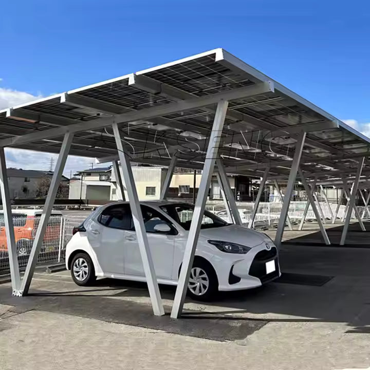 Support de carport étanche 2 places