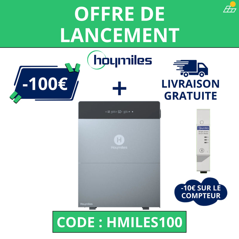 Hoymiles HiBattery 4020 AC – Ensemble de batterie Plug & Play 8,04 kWh