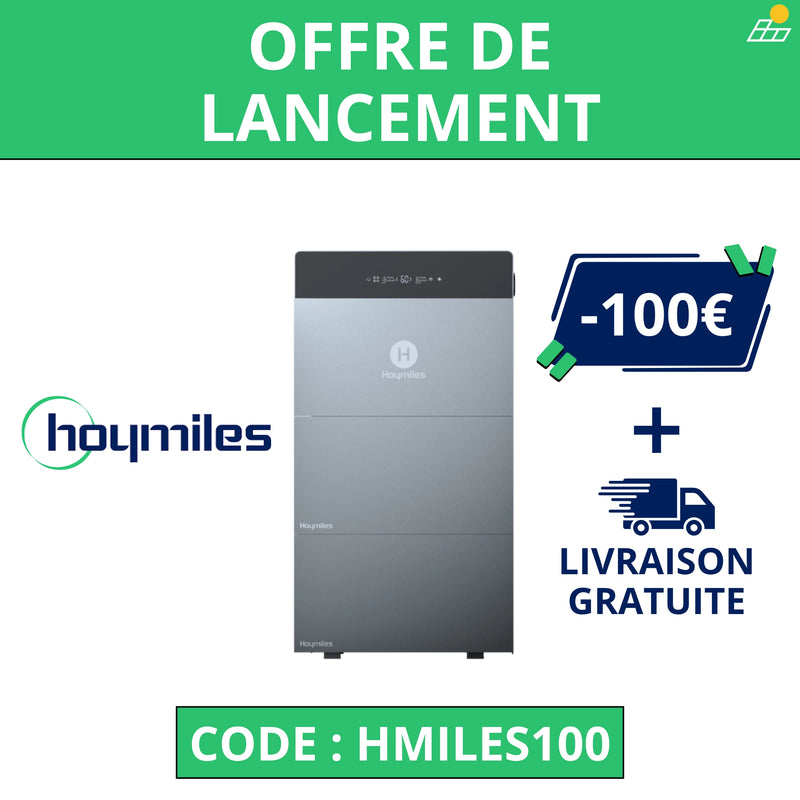 Hoymiles HiBattery 4020 AC – Ensemble de batterie Plug & Play 12,06 kWh