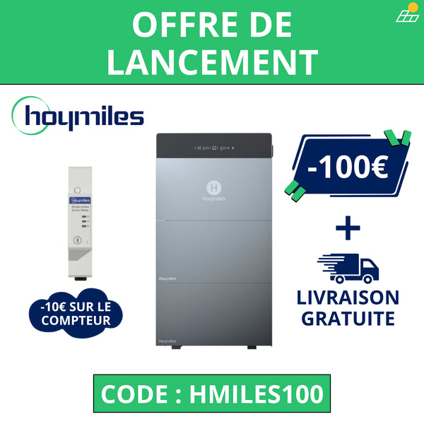 Hoymiles HiBattery 4020 AC – Ensemble de batterie Plug & Play 12,06 kWh
