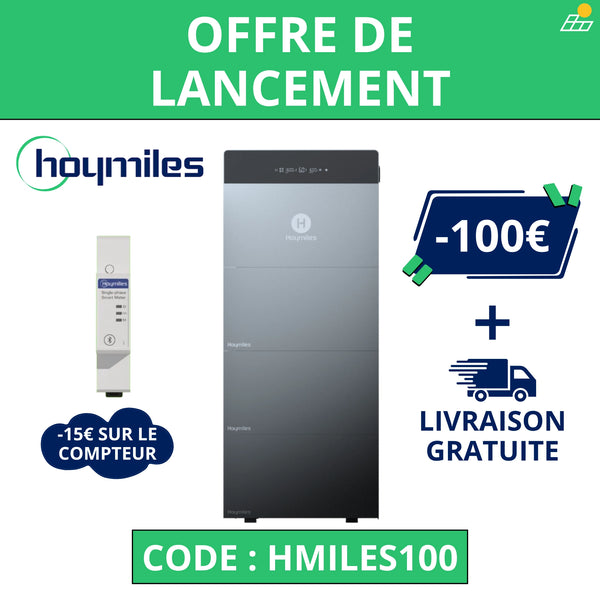Hoymiles HiBattery 4020 AC – Ensemble de batterie Plug & Play 16,08 kWh