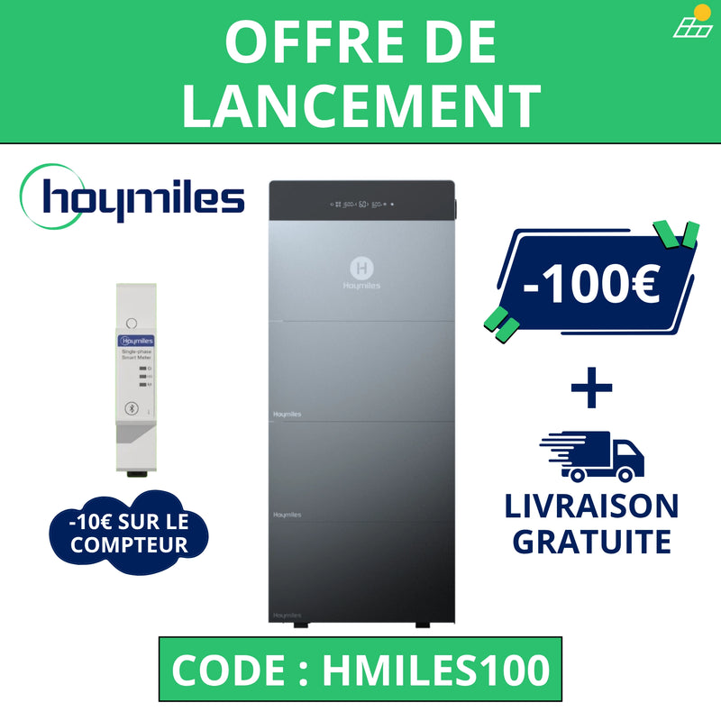 Hoymiles HiBattery 4020 AC – Ensemble de batterie Plug & Play 16,08 kWh