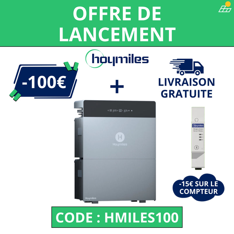 Hoymiles HiBattery 4020 X – Ensemble de batterie Plug & Play 8,04 kWh