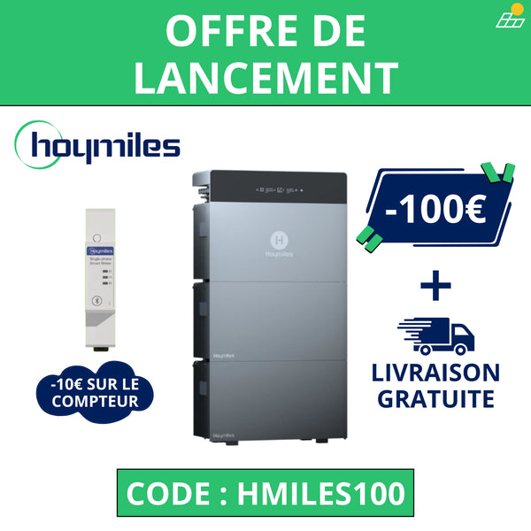 Hoymiles HiBattery 4020 X – Ensemble de batterie Plug & Play 12,06 kWh