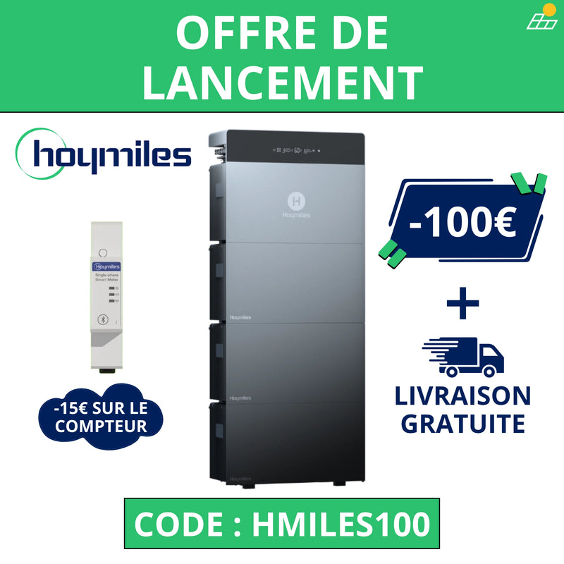 Hoymiles HiBattery 4020 X – Ensemble de batterie Plug & Play 16,08 kWh