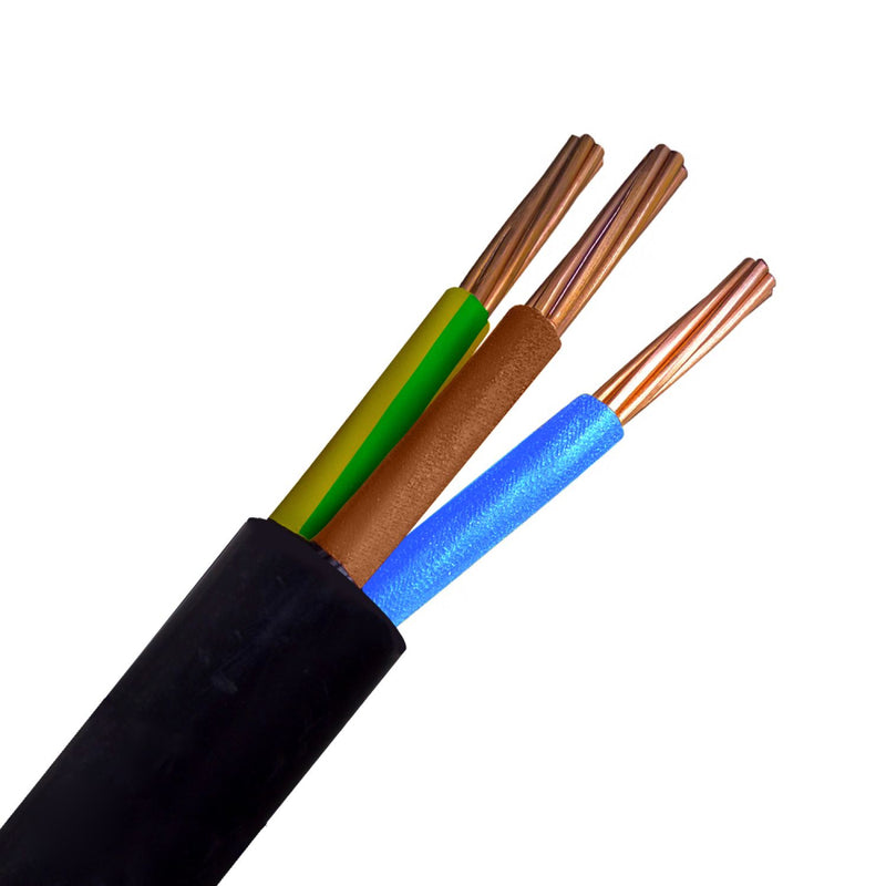 Câble électrique H07RN-F 3G 10mm² 20 mètres