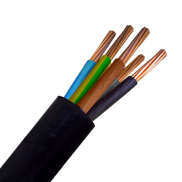 Câble électrique H07RN-F 5G 4mm² noir