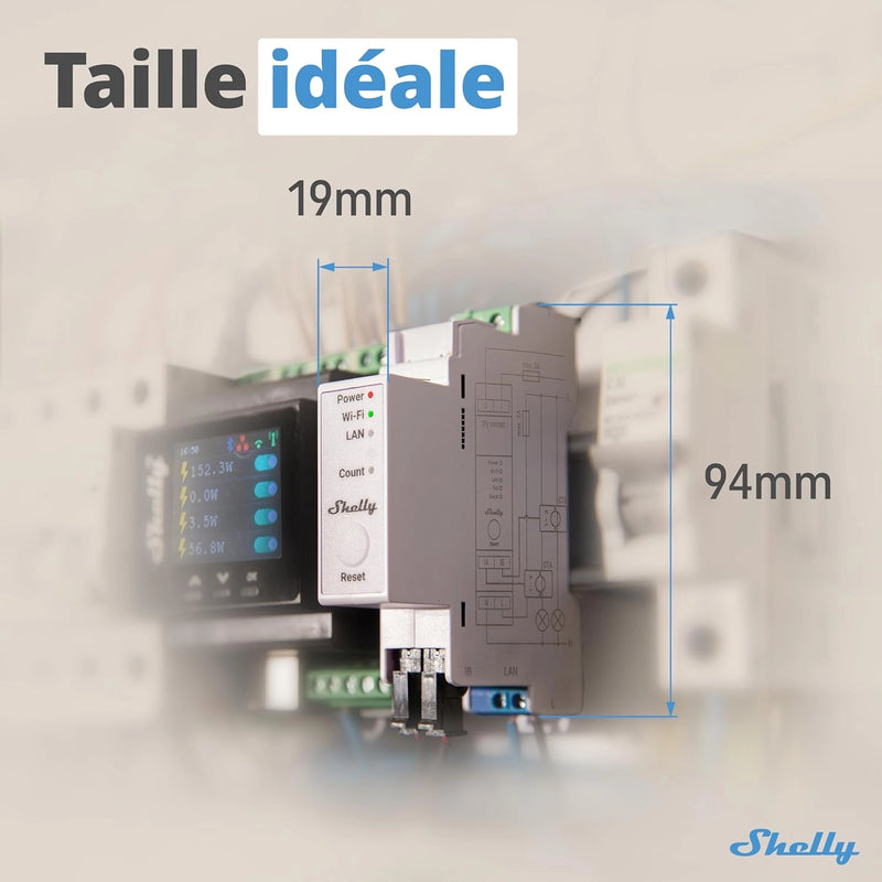 Shelly - Compteur universel Pro EM-50