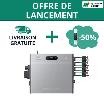 Zendure SolarFlow 2400 Pro – Système de stockage solaire Plug & Play 2400W