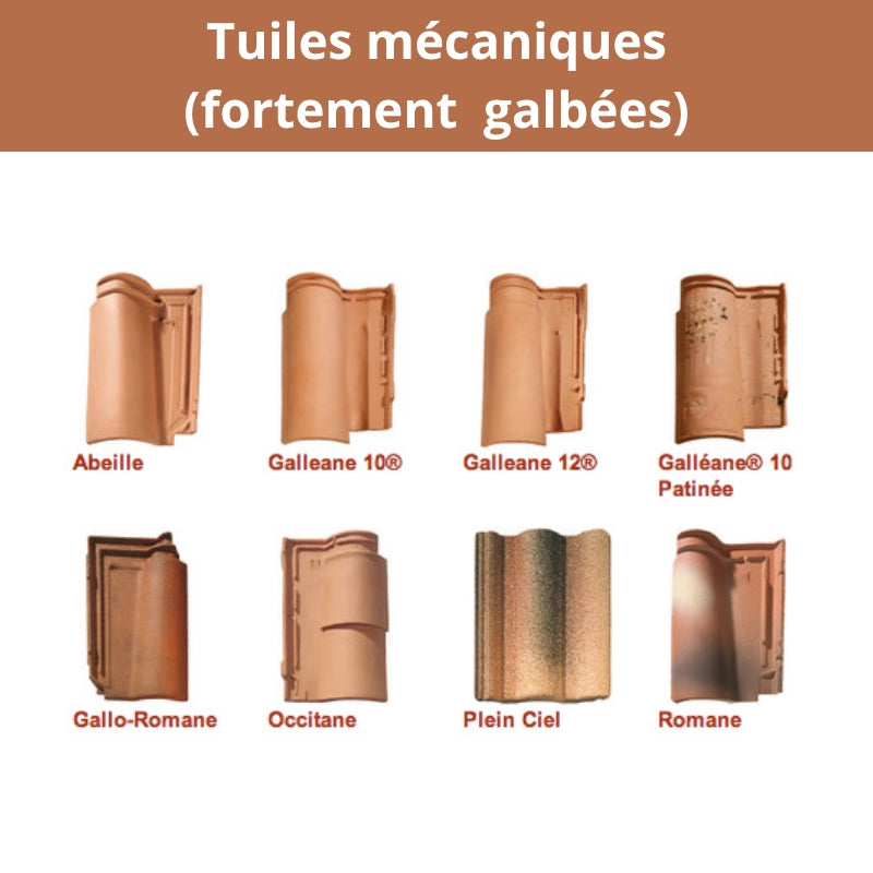 Fixations tuile 5000w｜Orientation des panneaux 2*5 (ESDEC)