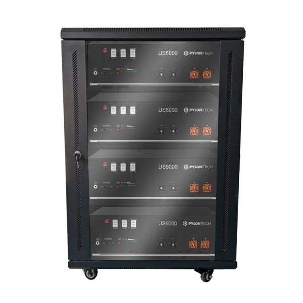 Pylontech - Armoire pour 4 batteries Pylontech US5000 - 16U