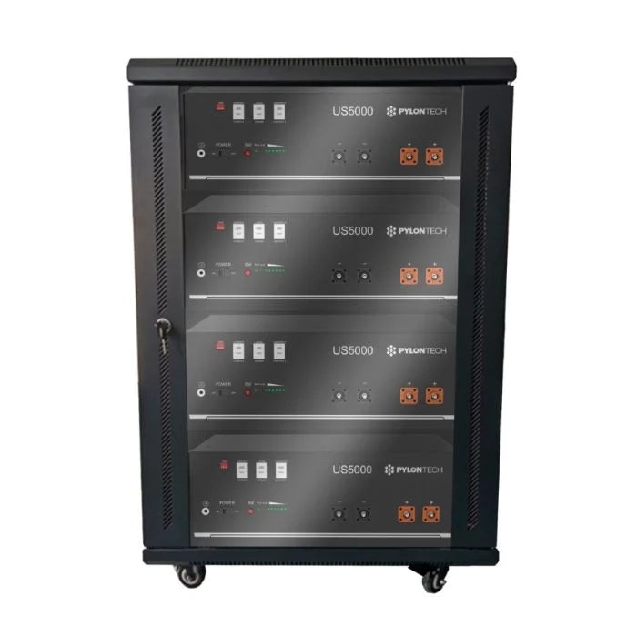 Pylontech - Armoire pour 4 batteries Pylontech US5000 - 16U