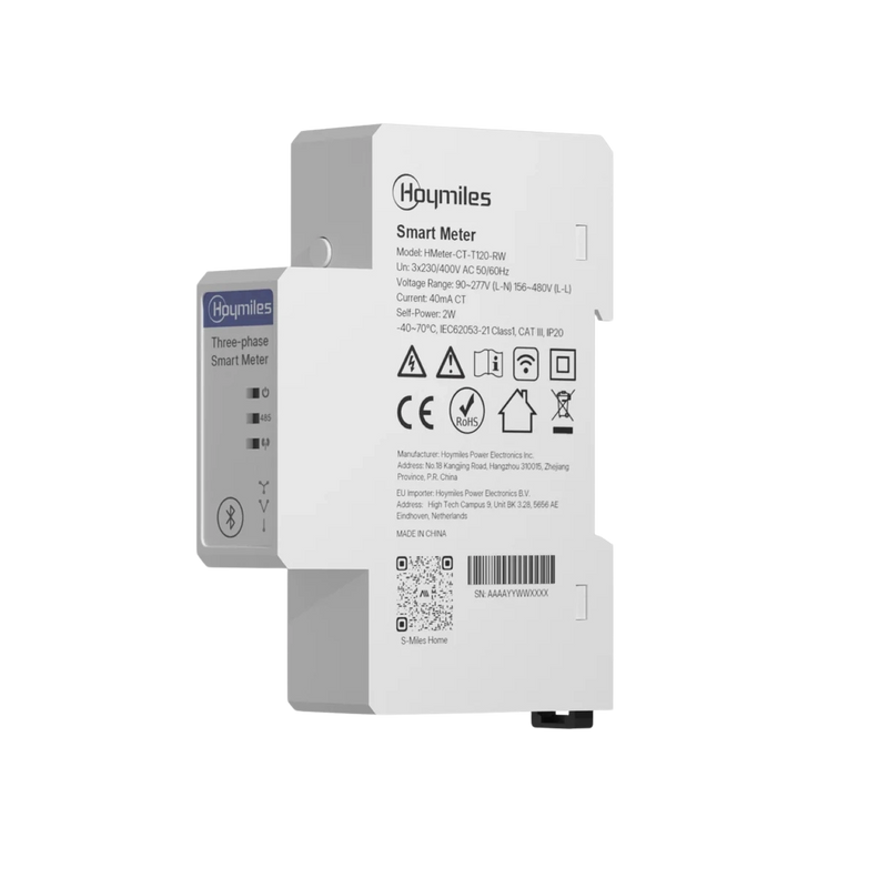 Hoymiles HMeter-CT-T120-RW – Compteur intelligent triphasé 120 A
