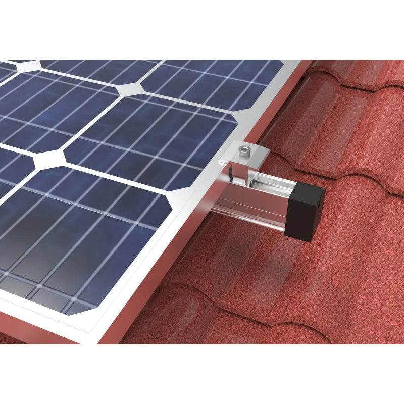 Kit de montage pour 2 panneaux solaires sur tuiles mécaniques