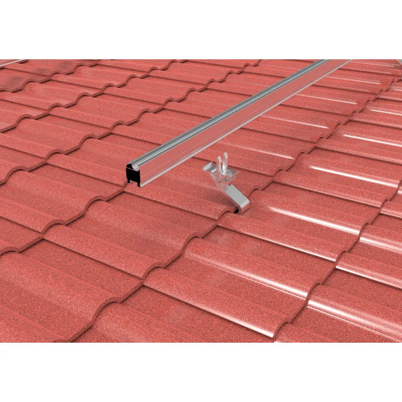Kit de montage pour 4 panneaux solaires sur tuiles mécaniques
