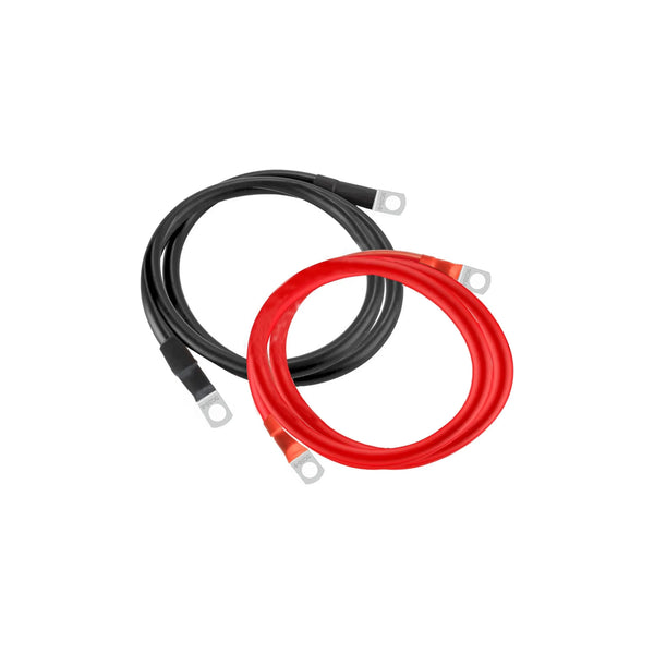 Câbles Onduleur à Batterie 16mm² M8 2 mètres