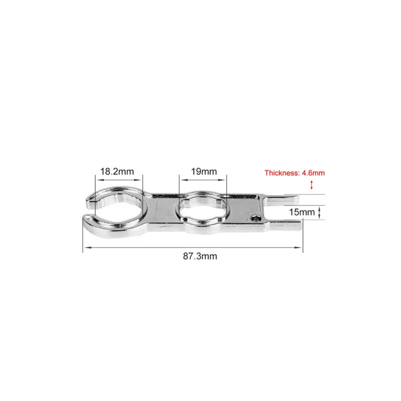 Clé à molette MC4 Outil de déconnexion solaire en métal 2 pièces